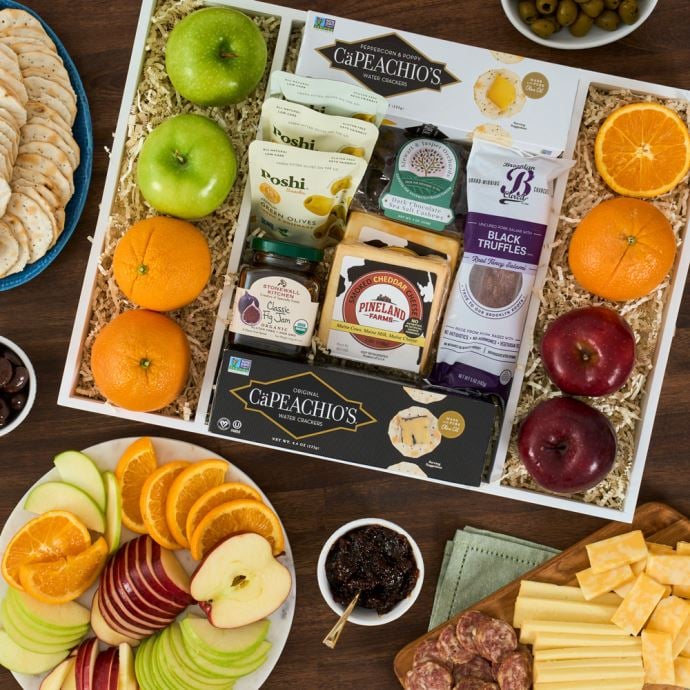 Fruit And Charcuterie Crate