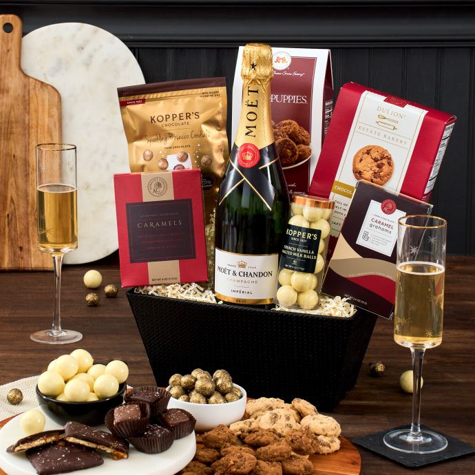 Champagne & Truffles Gift Basket Moët & Chandon