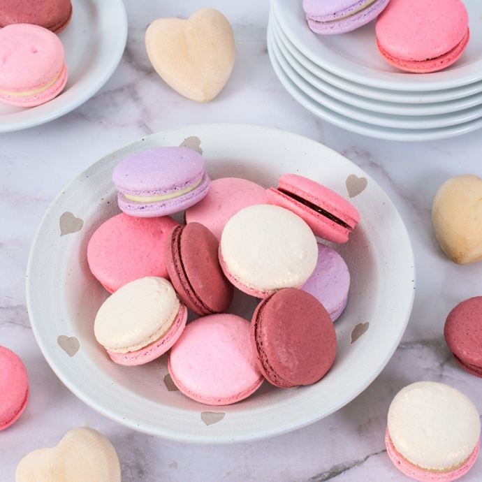 Valentines Day Macarons