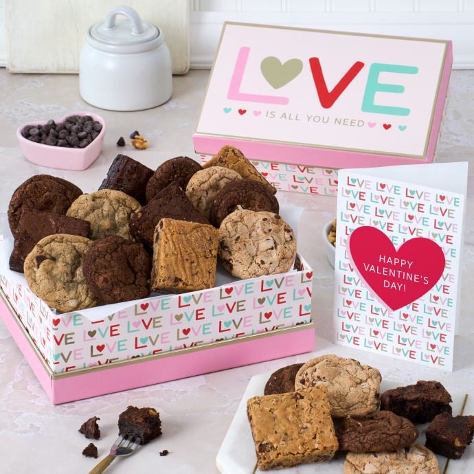 With Love Brownie And Cookie Gift Box