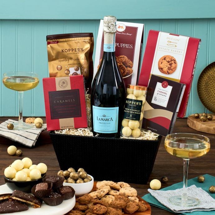 Easter Champagne And Chocolates Gift Basket