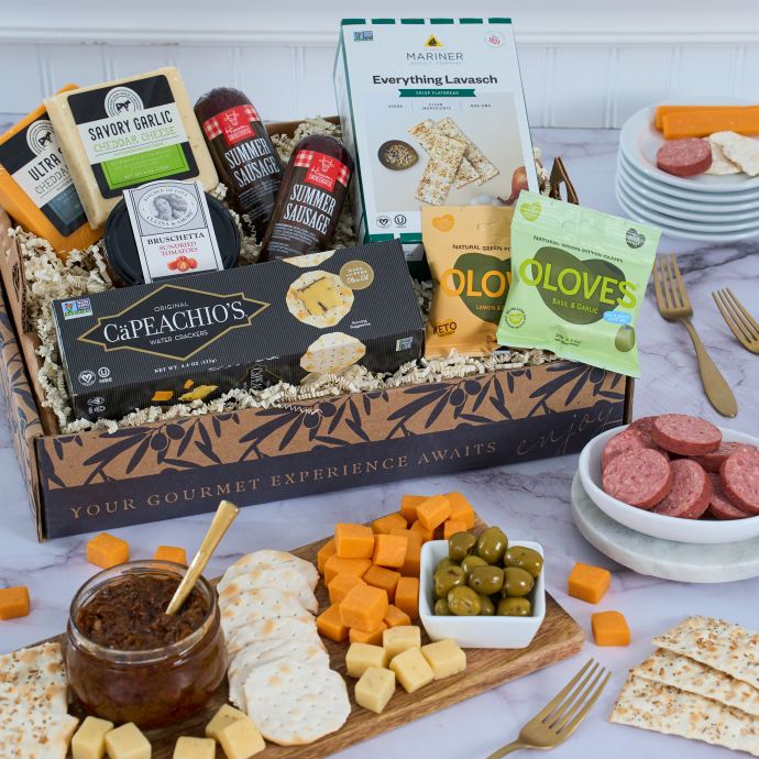 Deluxe Meat And Cheese Sampler