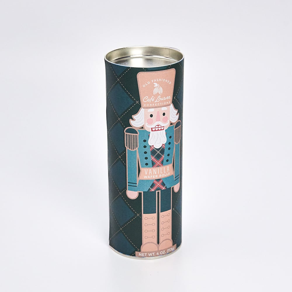 Vanilla Wafer Cookies by Fusion Gourmet - 6 oz. - (HOLIDAY NUTCRACKER GREEN ARGYLE 2026)             