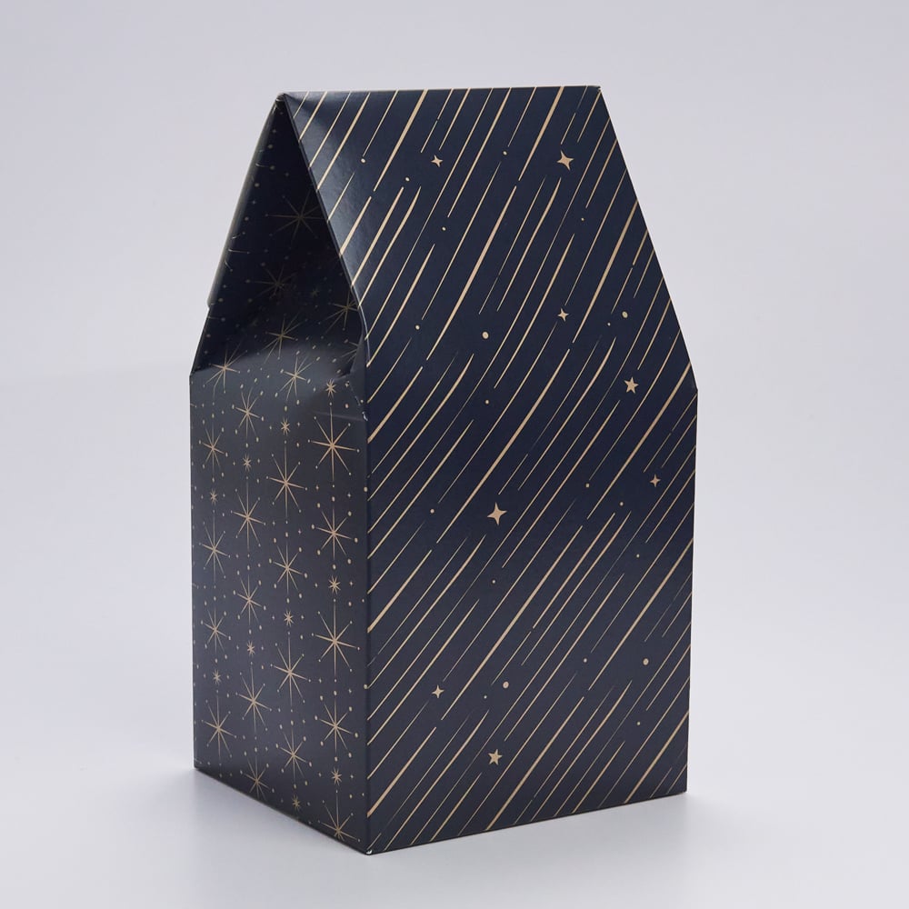 Everyday Gable Box - Smoke Blue PMS 432C with Gold Stripes                                           