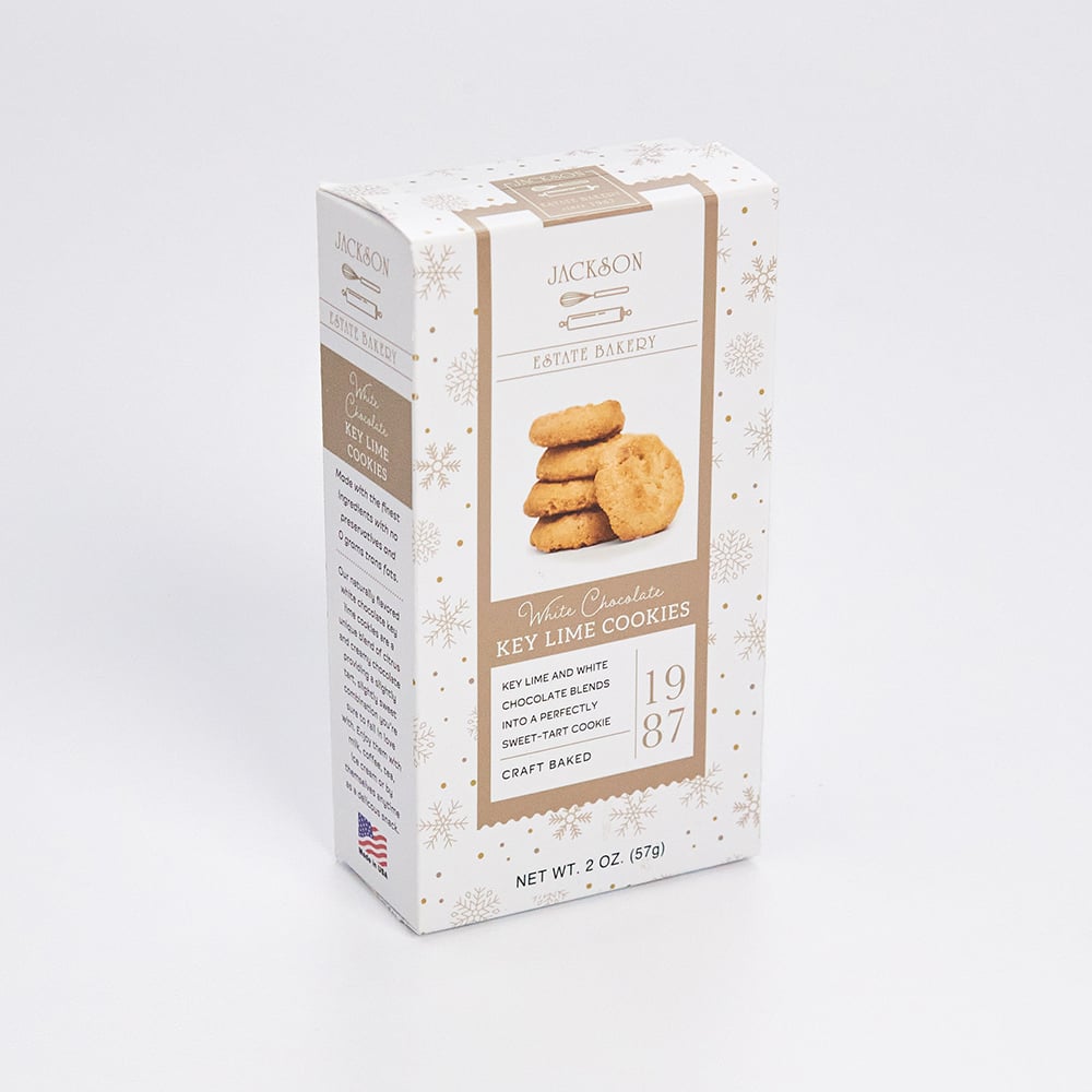 White Chocolate Key Lime Cookies by Jackson Estate - 2 oz. - (SNOWFLAKE)                             