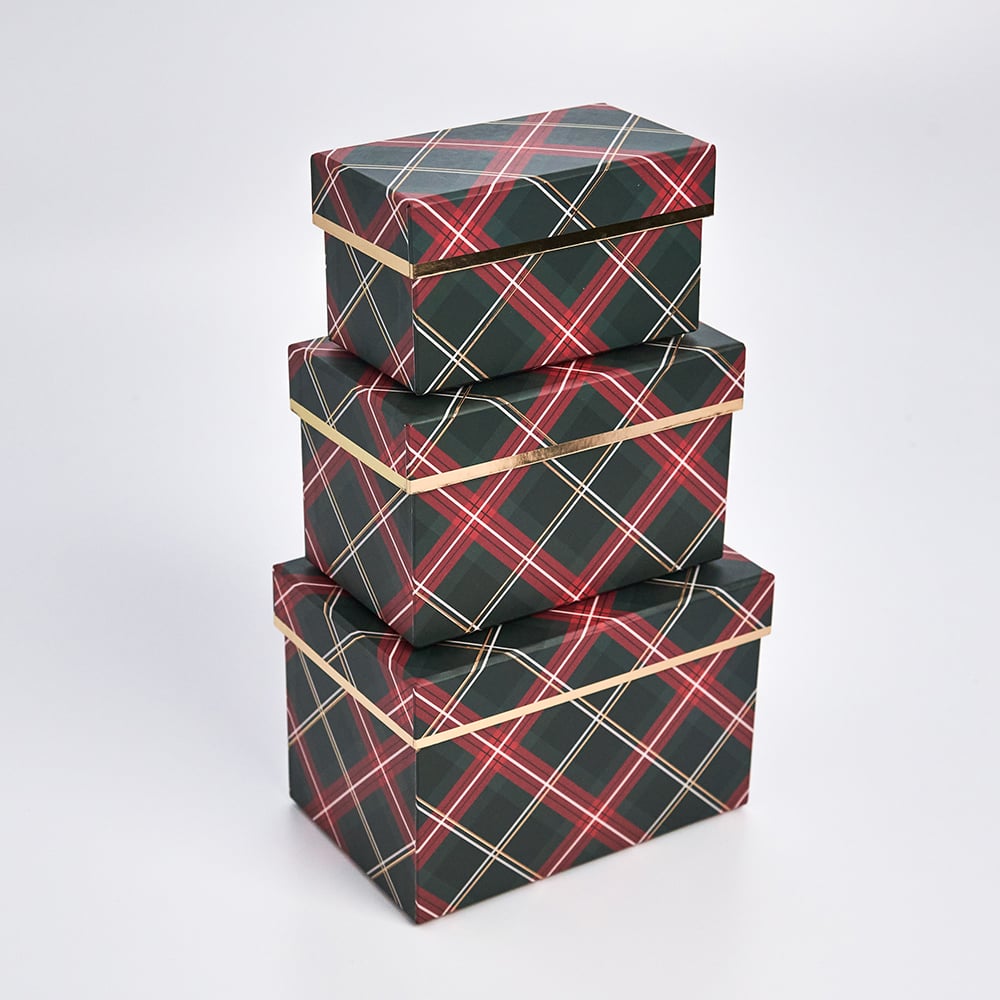 Tower - 3-tier - Tartan Plaid DIAGONAL (26T3)                                                        