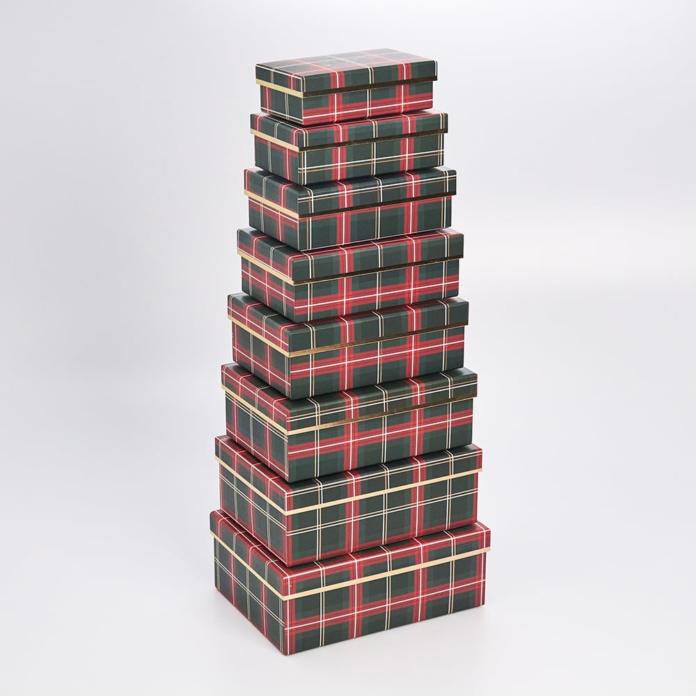 Tower - 8-tier - Tartan Plaid HORIZONTAL (26T3)                                                      
