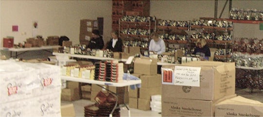 Assembling Gift Baskets in 2007