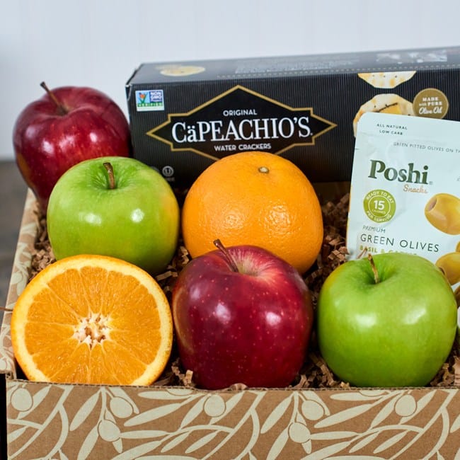 Get Well Fruit Snack Gift Box
