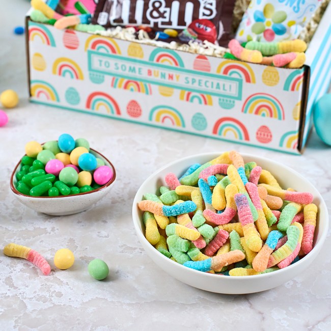 Easter Basket for College Students Rainbow