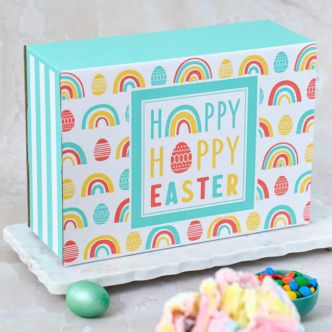 Easter Basket for College Students Rainbow