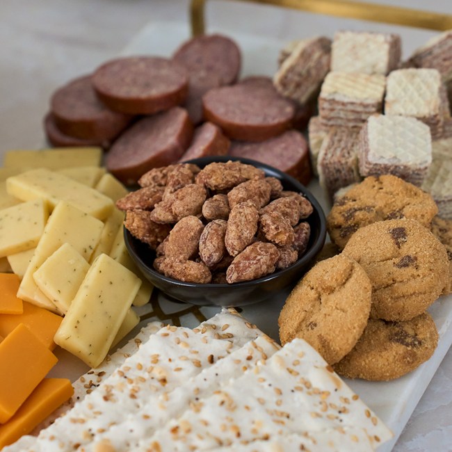 Father's Day Sweet and Savory Gift Box by GourmetGiftBaskets.com