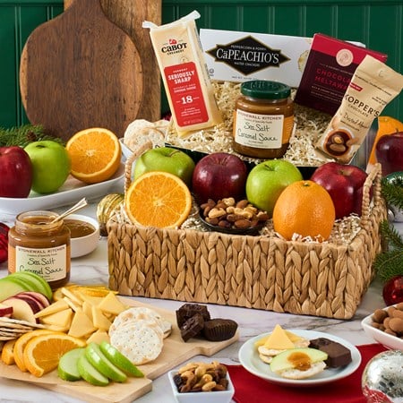 New Year’s Abundance Fruit Gift Basket