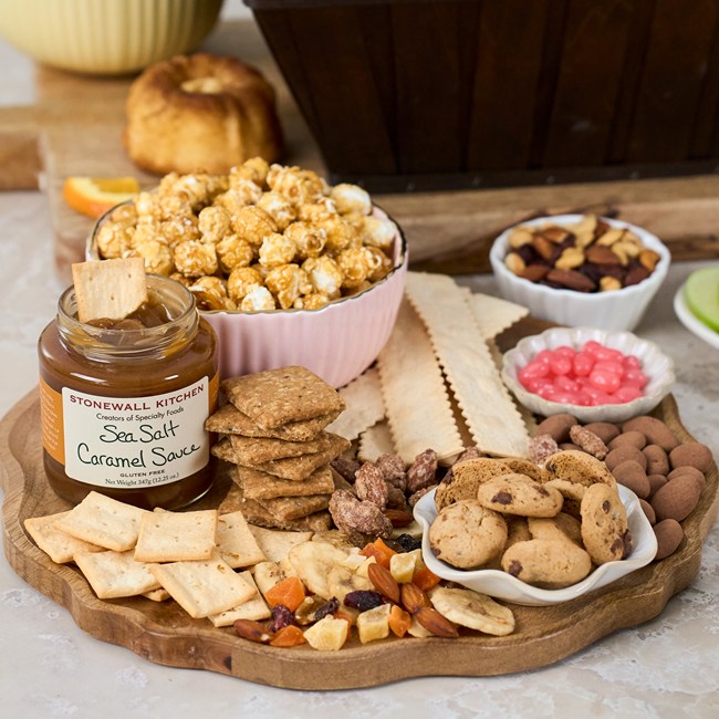 Christmas Fruit and Gourmet Goodies Gift Basket