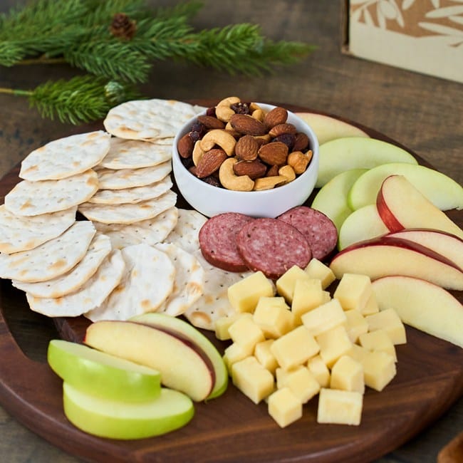 Holiday Fresh Fruit and Snack Gift Box