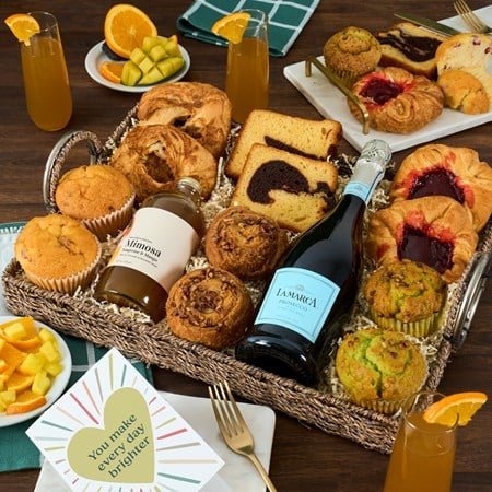 Christmas Sparkling Wine and Breakfast Gift