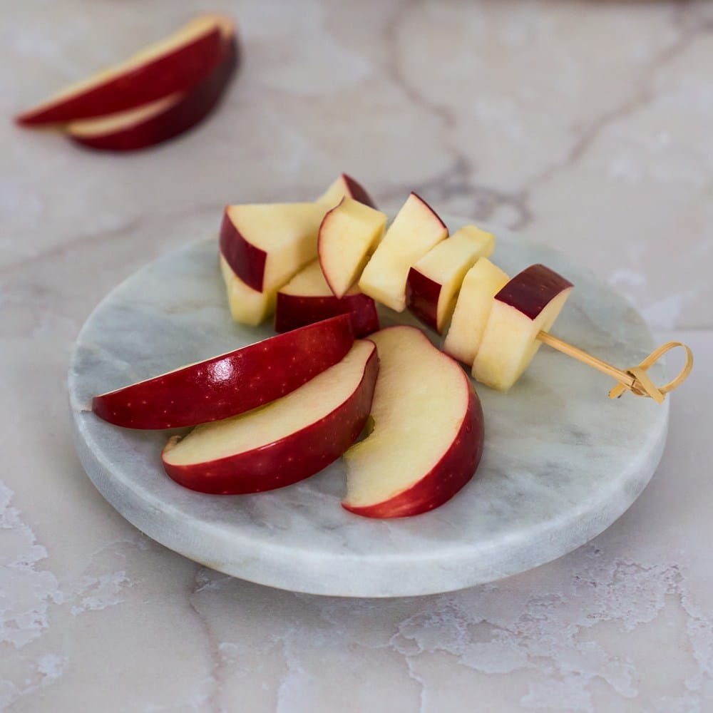 Happy Holidays Red Apples Fruit Gift Box