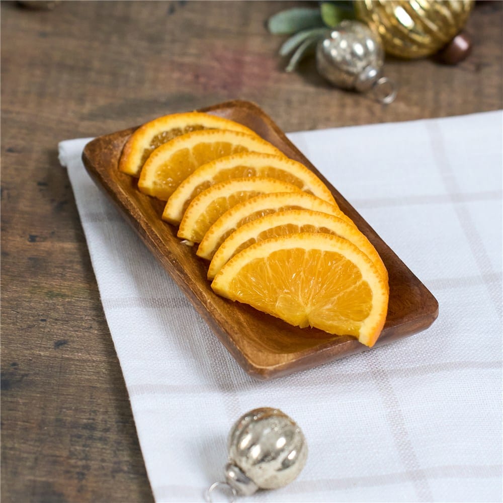 Happy Holidays Oranges Fruit Gift Tower