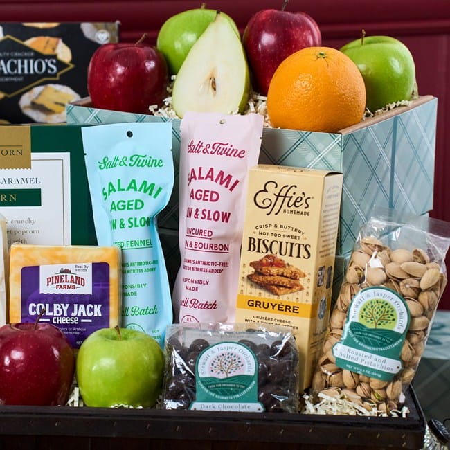 Happy Holidays Luxury Fruit Gift 