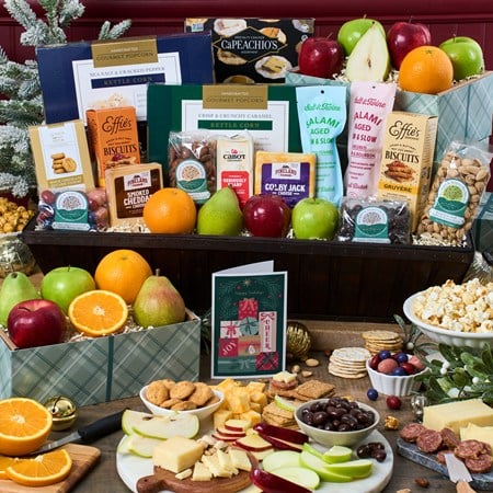 Happy Holidays Luxury Fruit Gift 
