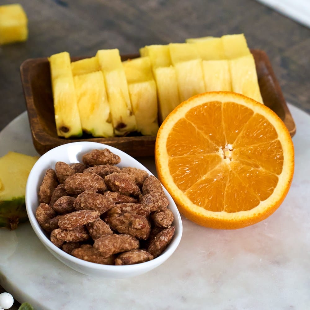 Happy Holidays Pineapple Fruit Gift 