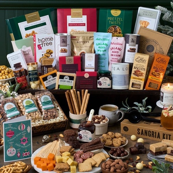 Christmas Charcuterie Extravaganza Basket