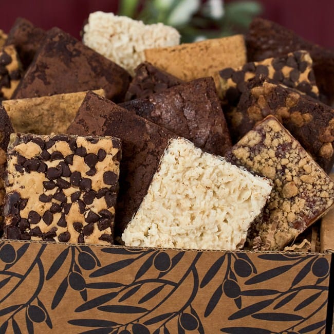 Happy Holidays Brownie Box Assortment 18 pc