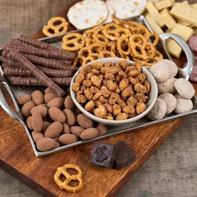 Deluxe Thanksgiving Snack & Gourmet Chocolate Gift Basket