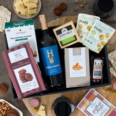 Classic Thanksgiving Red Wine Gift