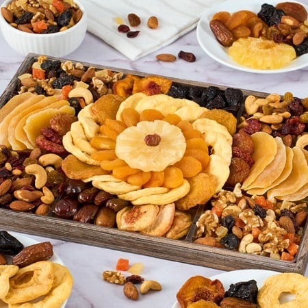 International Dried Fruit &amp; Nut Platter