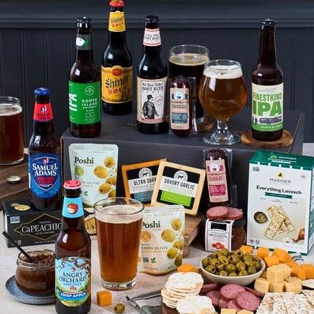 Microbrew Beer Bucket Gift Basket - 6 Beers