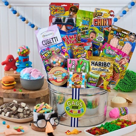 Deluxe Gags and Games Candy and Toy Gift