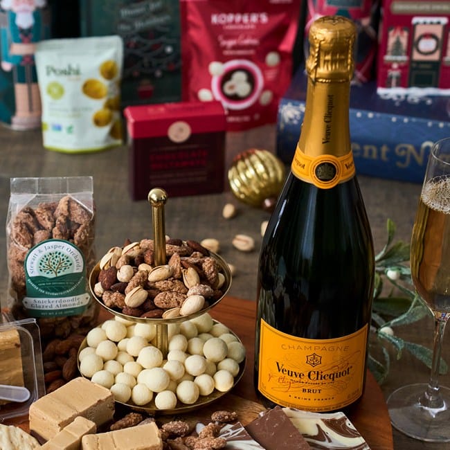 Luxury Wine And Champagne Gourmet Gift Basket