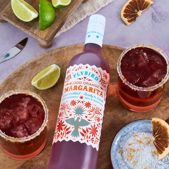 Blood Orange Margarita by Flybird Single Bottle
