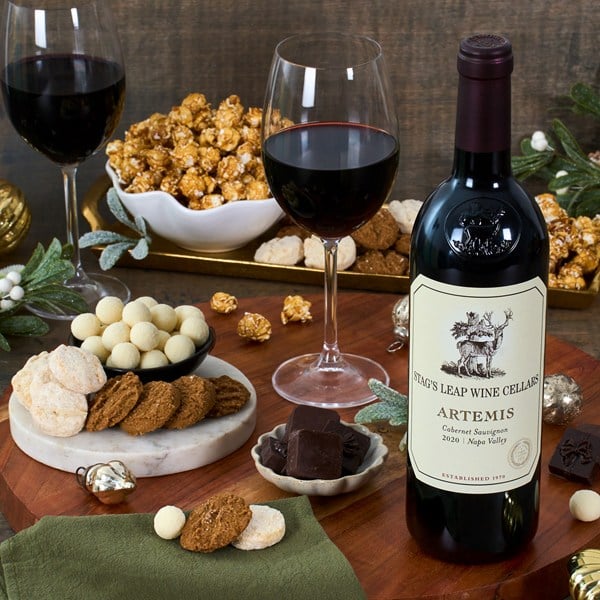Stag's Leap Artemis Cabernet Sauvignon Wine And Christmas Treats