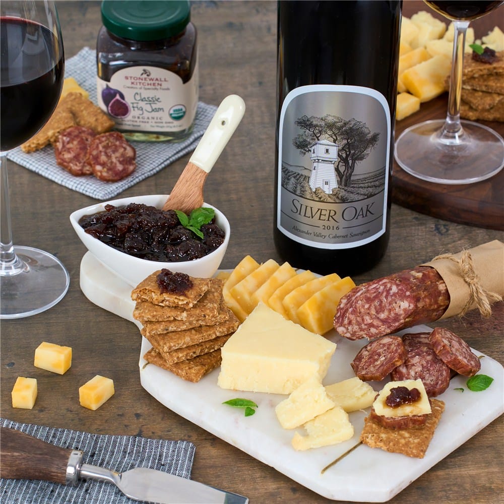 Silver Oak Cabernet Sauvignon Wine And Charcuterie