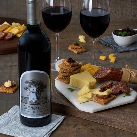 Silver Oak Cabernet Sauvignon Wine And Charcuterie