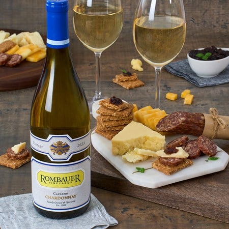 Rombauer Chardonnay Wine And Charcuterie