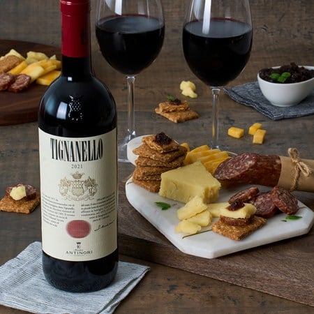Marchesi Antinori Tignanello Toscana Red Wine And Charcuterie