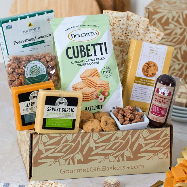 Sweet and Savory Gift Box by GourmetGiftBaskets.com