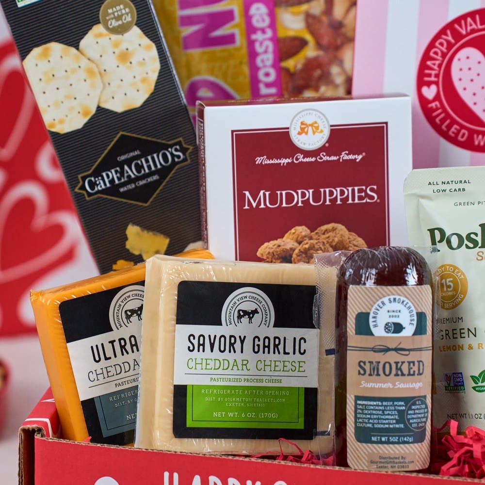 Happy Valentine's Day Meat And Cheese Deluxe