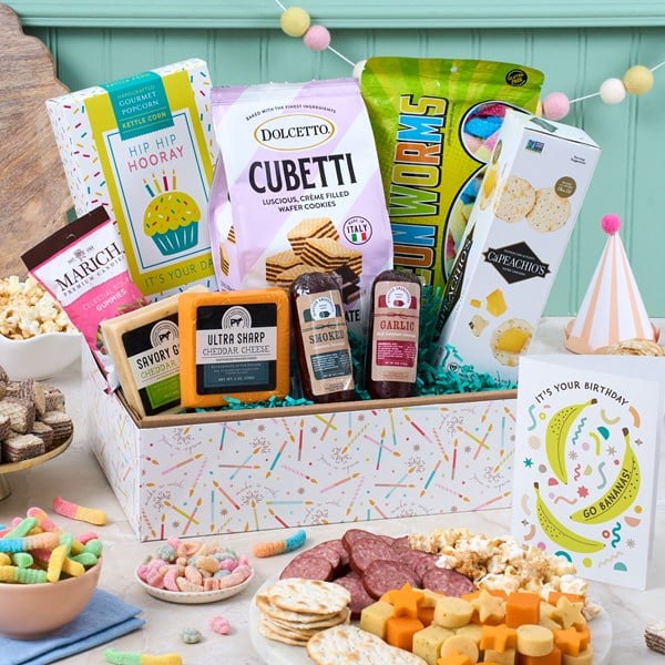 Birthday Celebration Sweet and Savory Gift Box