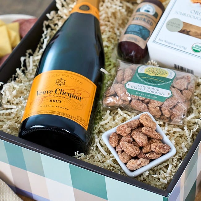 Veuve Champagne and Cheese Gift