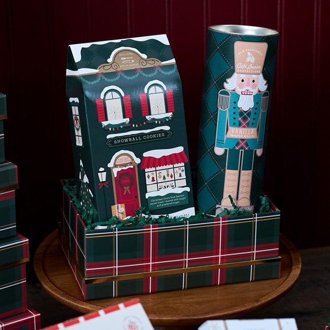 Season's Greetings Gift Tower 