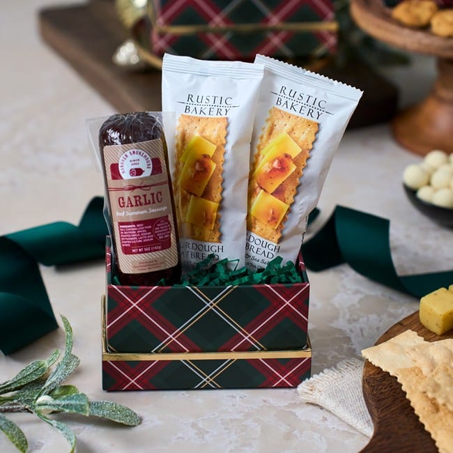 Holiday Meat & Cheese Tower