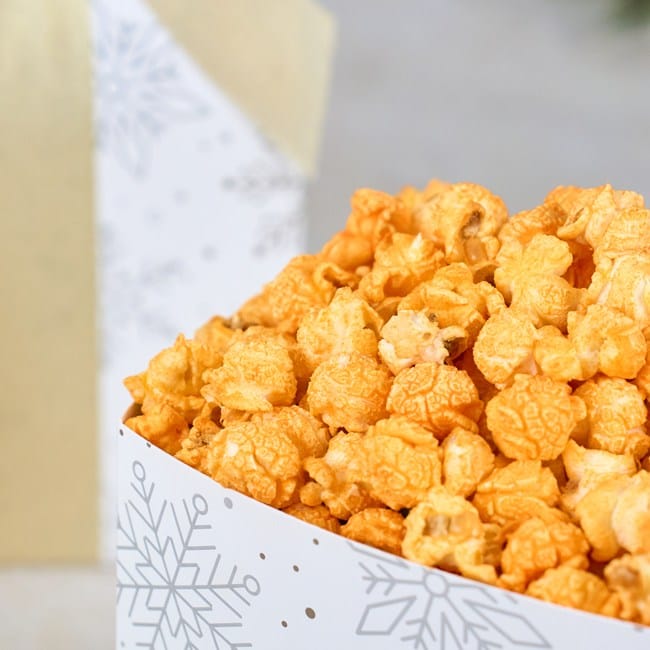 Winter Wishes Cheesy Cheddar Popcorn Gift 