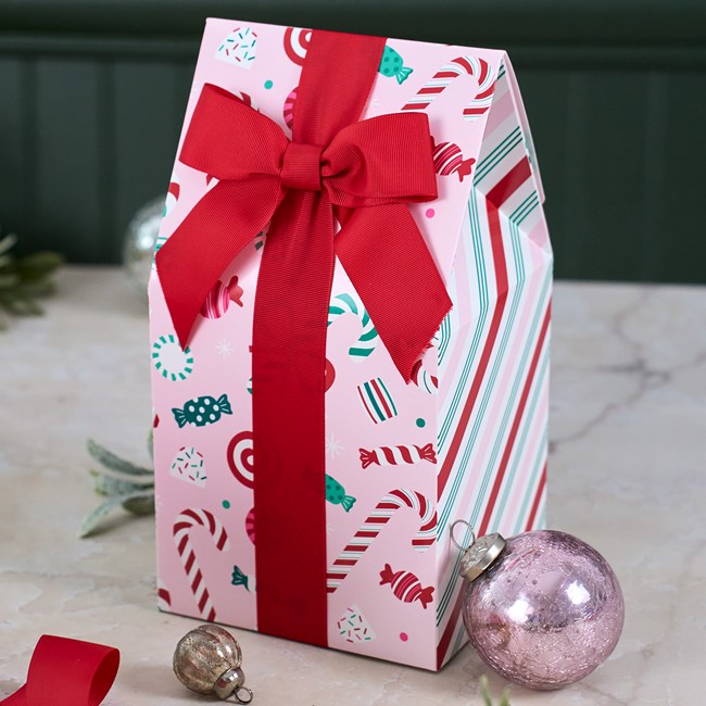 Happy Holidays Cheesy Cheddar Popcorn Gift 