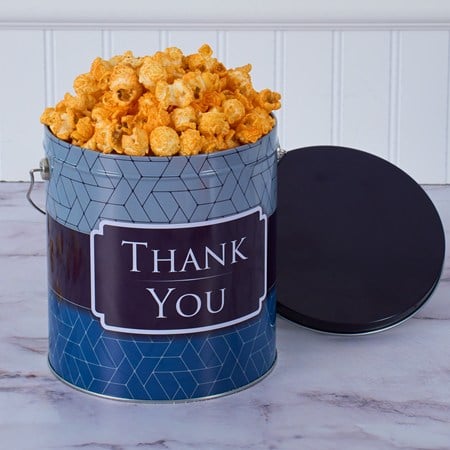 Thank You Cheddar Popcorn Tin
