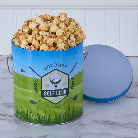 Golf Cinnamon Popcorn Tin