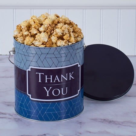 Thank You Cinnamon Popcorn Tin